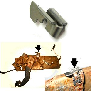 1967-69 CAMARO / FIREBIRD and 1968-74 NOVA PARKING BRAKE SWITCH PADDLE CLIP